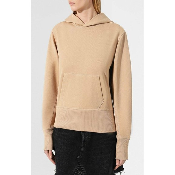 HELMUT LANG cotton-jersey hoodie sweatshirt SIZE M Women, XS Men - Picture 1 of 12